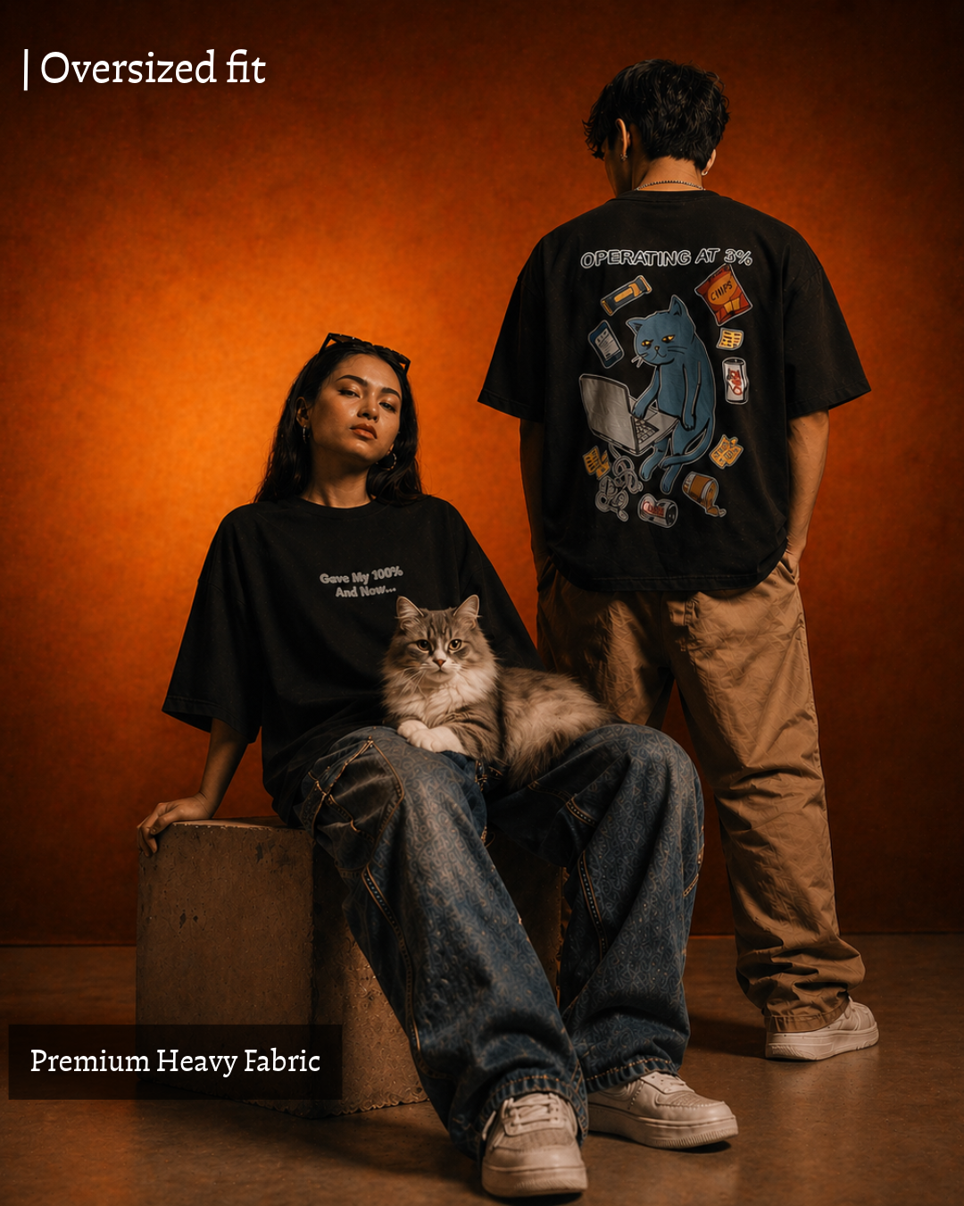 Operating at 3% - Unisex Oversized Tee