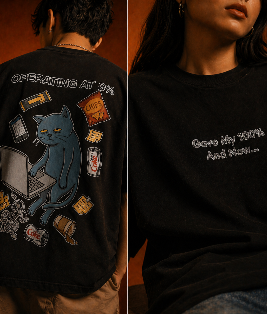 Operating at 3% - Unisex Oversized Tee