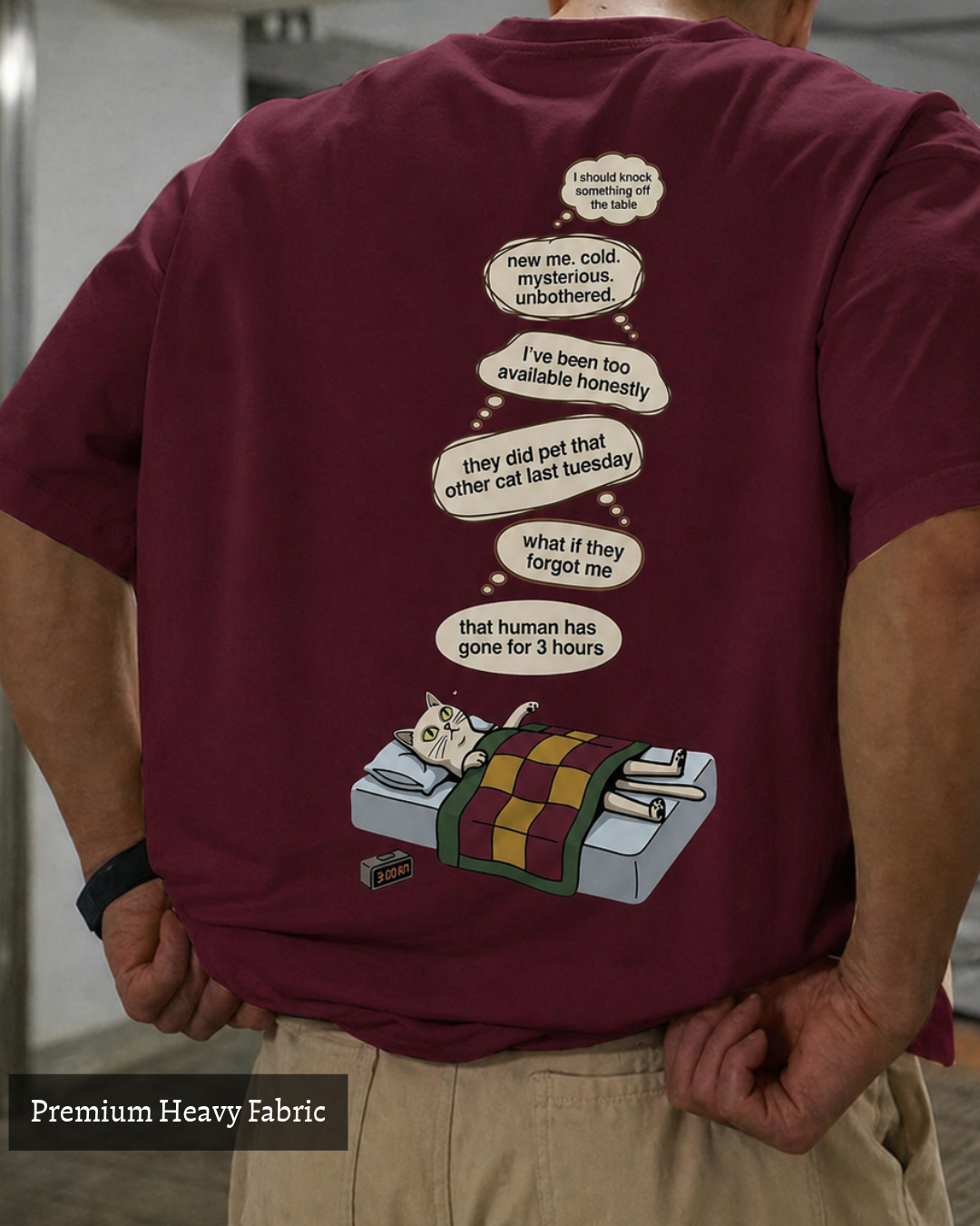 The thoughts have thoughts - Unisex Oversized Tee