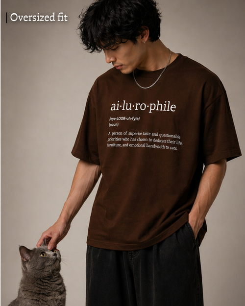Ailurophile - Unisex Oversized Tee